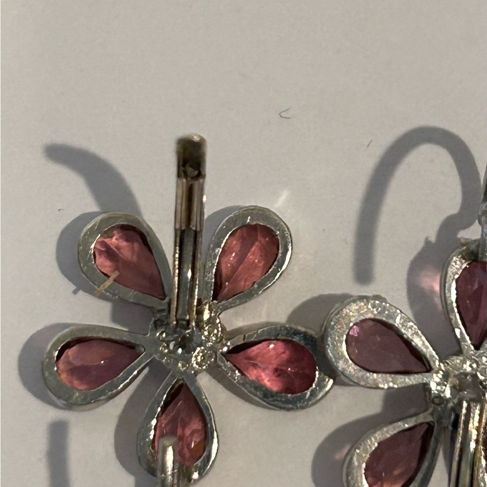 Vintage Cathy Waterman Large Sapphire Diamond  Earrings - Picture 4 of 5